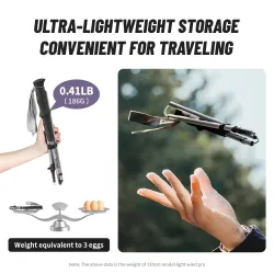 NATUREHIKE Lightwind Pro : bâtons de randonnée ultralégers en aluminium